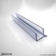DreamLine JT033B-10, Clear Vinyl Seal, 76 in. Length, for 3/8 in. (10 mm.) Glass Shower Door
