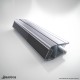 DreamLine 308C-10, Black Magnetic Strike Vinyl, 76 in. Length, for 3/8 in. (10 mm.) Glass Shower Door