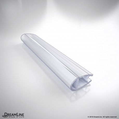 DreamLine 307A-10, Clear Bumper Seal, 76 in. Length, for 3/8 in. (10 mm.) Glass Shower Door