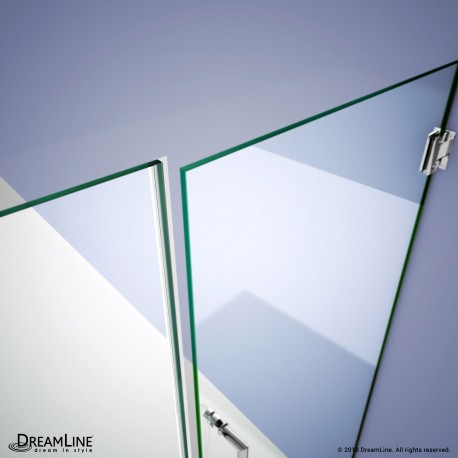 DreamLine JT015-10, Clear Inline Strike Vinyl, 80 in. Length, for 3/8 in. (10 mm.) Glass Shower Door