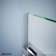 DreamLine A305BB-10, Clear Vinyl Seal with a Flexible Fin, 80 in. Length, for 3/8 in. (10 mm.) Glass Shower Door