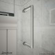 Unidoor Lux Shower Enclosure with Support Arm