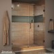 Unidoor Lux 45 - 52 Hinged Shower Door