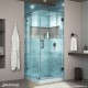 Unidoor Lux Shower Enclosure with L-Bar