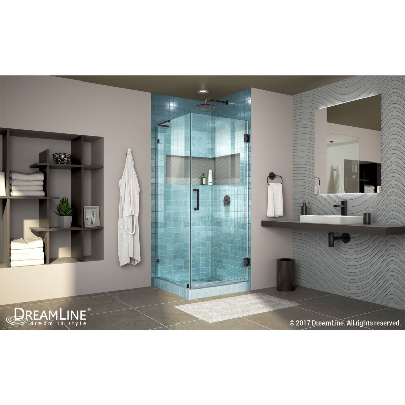 Unidoor Lux Shower Enclosure with L-Bar - Dreamline