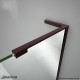 Unidoor Lux Shower Door with L-Bar, 14" Inline Panel