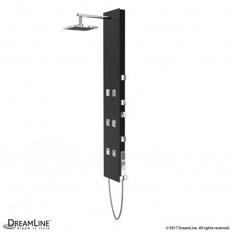 DreamLine Hydrotherapy Shower Panel with Shower Accessory Holder - Dreamline