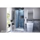 Aqua Fold Bi-Fold Shower Door