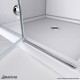 Aqua Fold Bi-Fold Shower Door