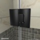 Prism Plus Shower Enclosure and Black Shower Base Kit