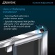 Flex Pivot Shower Enclosure with Return Panel