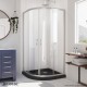 Prime Sliding Shower Enclosure & Black Base Kit