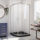 Prime Sliding Shower Enclosure & Black Base Kit