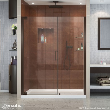 Elegance Pivot Shower Door & Base