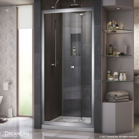 Butterfly Bi-Fold Shower Door & Base