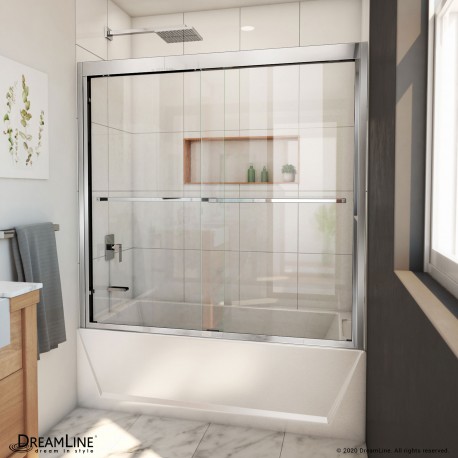Duet Plus Bypass Sliding Tub Door