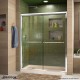 Duet Bypass Sliding Shower Door & Base