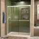 Duet Bypass Sliding Shower Door & Base