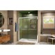 Duet Bypass Sliding Shower Door & Base