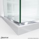 Linea Shower Screens: Two Individual Glass Panels