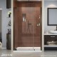 Elegance 37 1/4 - 49 3/4 x 72 Frameless Pivot Shower Door
