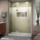 Unidoor-X 53 - 60 1/2 Hinged Shower Door