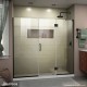 Unidoor-X 72 - 72 1/2 Hinged Shower Door