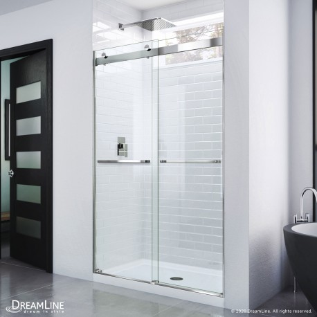 Essence Sliding Shower Door Dreamline, How Long Does It Take To Install A Sliding Shower Door