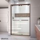 Encore Semi-Frameless Shower Door and Base