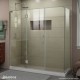 Unidoor-X Shower Enclosure with 24 inch Panel