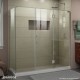 Unidoor-X Shower Enclosure with 24 inch Panel