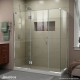 Unidoor-X Shower Enclosure with 24 inch Panel