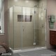 Unidoor-X Shower Enclosure with 24 inch Panel