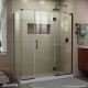 Unidoor-X Shower Enclosure with 24 inch Panel