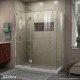 Unidoor-X Shower Enclosure with 24 inch Panel