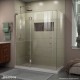 Unidoor-X Shower Enclosure with 24 inch Panel