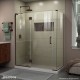 Unidoor-X Shower Enclosure with 24 inch Panel