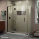 Unidoor-X Shower Enclosure with 24 inch Panel