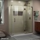 Unidoor-X Shower Enclosure with 24 inch Panel