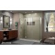 Unidoor-X Shower Enclosure with 24 inch Panel