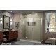 Unidoor-X Shower Enclosure with 24 inch Panel