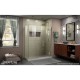 Unidoor-X Shower Enclosure with 6 inch Panel