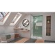 Unidoor-LS Frameless Swing Shower Door 41 - 48