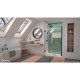 Unidoor-LS Frameless Swing Shower Door 41 - 48