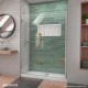 Unidoor-LS Frameless Swing Shower Door 47 - 55