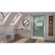 Unidoor-LS Frameless Swing Shower Door 47 - 55