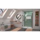 Unidoor-LS Frameless Swing Shower Door 47 - 55
