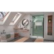 Unidoor-LS Frameless Swing Shower Door 47 - 55