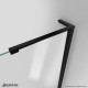Unidoor-LS Frameless Swing Shower Door 53 - 61