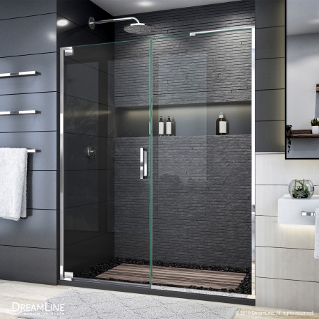 Elegance Plus Shower Door with 30 in. Inline Panel